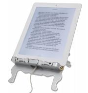 Suport de carte, cititor și tabletă Throne Bookchair Silver